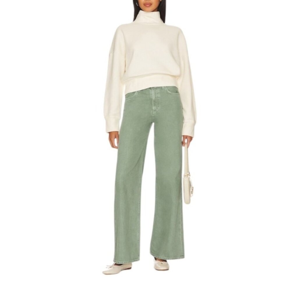 Citizens Of Humanity Loli Mid Rise Baggy in Nova Green Size 31